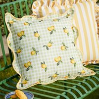 Fruits Lemons Outdoor Cushion furn. 45X45