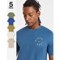 5 Pack T shirts Long 4XL57 59