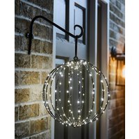 Lit Twinkle Hanging Wire Orb 40cm