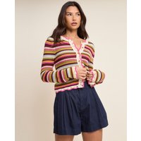 Mock Crochet Cardigan