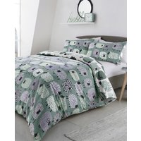 Dotty Sheep Duvet Cover Set Duck EGG KING