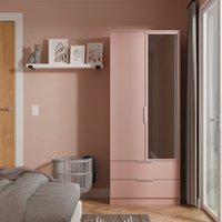 Humber 2 Door 2 Drawer Mirrored Robe
