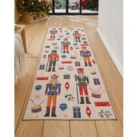 Christmas Nutcrackers Washable Runner 61x230