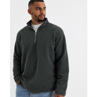 & Teddy Sweat Top Asphalt & 1XL