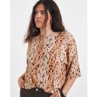 Printed Kimono Sleeve T Shirt