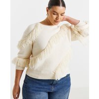 Tassel Crew Neck Jumper 12 14