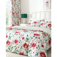 D & D Abstract Poppy Duvet Cover Set & KING