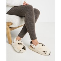 Fluffy Slingback Slipper Extra Wide