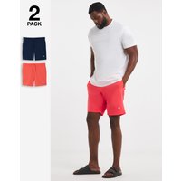 & Maui Swim Trunk 2 Pack Navy Coral &