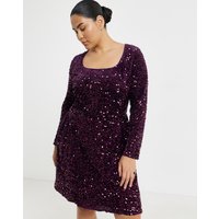 Sequin Velour Dress