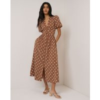 NC Starlight Polka Midi Dress