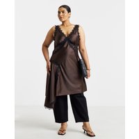 Satin Asym Dress