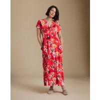 Pocket Jersey Midi Dress Multicolour