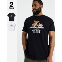& Gradient T Shirt 2 Pack