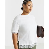 Lace Insert Back Tee