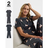 Value Bear Print 2 Pack Pyjamas 24 26