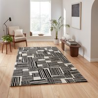 Catherine Lansfield Blocks Abstract Geometric Rug