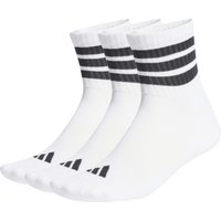 3 Stripes Essentials 3pk Socks White Black 8 5 10