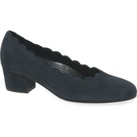 Gigi Wide Fit Court Shoes Dark Blue 1 2