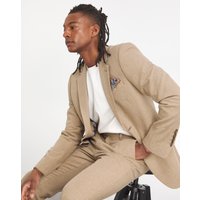 Wool Blend Regular Fit Suit Jacket 48R