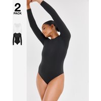 Smoothing LS Body 2 PK Black White