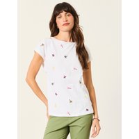 Ivy Embroidered Palm Tee