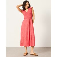Demi Coral Jersey Midi Dress Multicolour