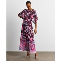 Printed Crinkle Dress Coloured Floral