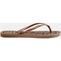 Slim Animal Sandals Rose Gold