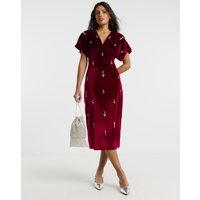 & Farah Midi Dress &