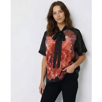 Fiona Top Pink Black
