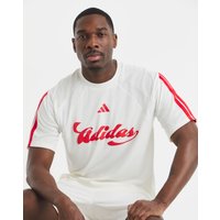 Tiro T Shirt OFF White Red S34 37