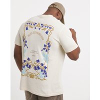 & Menton Back Print T Shirt OFF White & 3XL