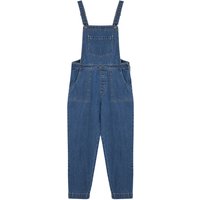 Joanie Clothing Leanne Mid Wash Denim Dungarees UK 20 Blue