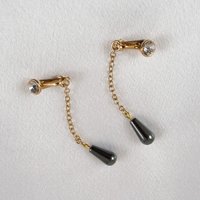 Sylvie Monthulé | Gold Intimate Piercing | Labia Clips | Hematite