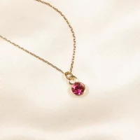 Sylvie Monthulé | Goud Enkelbandje | Crystal Rose