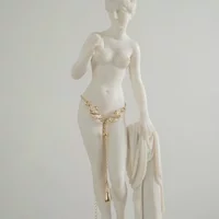 Sylvie Monthulé | Gouden Bodychain Sieraad | Emotion Drop Maat XS