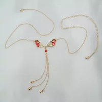 Sylvie Monthulé | Gouden Bodychain Sieraad | Sexy Wings Maat M