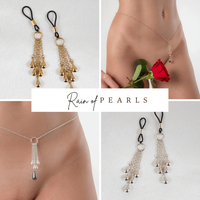 Sylvie Monthulé | Zilveren Bodychain Set | Rain of Pearls Maat L