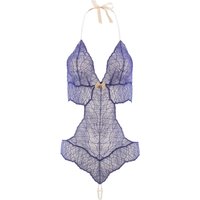 Bracli | Sydney Dubbele Body Blauw | Luxe Lingerie Body Maat S
