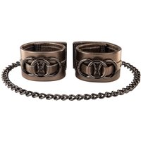 Asche & Gold | Beatrice Duo Handboei | Design Armband | Goud Maat L