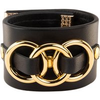 Asche & Gold | Beatrice Single Handboei | Design Armband | Zwart Maat S
