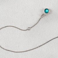 Sylvie Monthulé | Zilveren Enkelbandje | Blue Shine