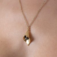 Sylvie Monthulé | Gouden Dames Ketting | Aronskelk
