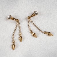 Sylvie Monthulé | Gouden Intieme Piercing | Leaves