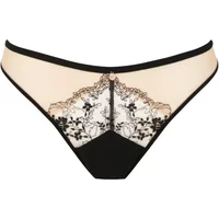 Apres Minuit Black Tanga – Luxe Lingerie Atelier Amour Maat S