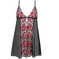 Babydoll Dernier Frisson – Sensuele Babydoll van Zwart Tulle Maat L