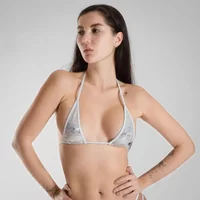Lucky Cheeks | Bikini Galactic Girl White - Micro Triangel-top