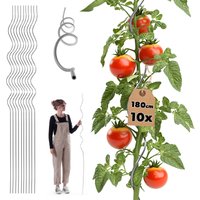 Tyczka spiralna do roślin Lestre aluminiowa 180 cm 10 szt.