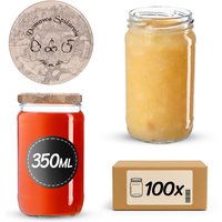 Słoiki na przetwory Gera 350ml fi 66 mm 100szt + wieczko Domowa spiżarnia